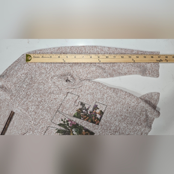 Bobeau Women's Hoodie Blouse Made In USA W/ LOVE Size Med - Picture 7 of 10